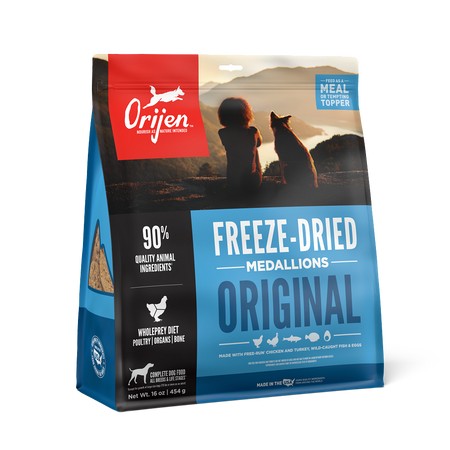 Orijen Original Freeze-Dried Dog Food – lifestyle image (South Africa)
