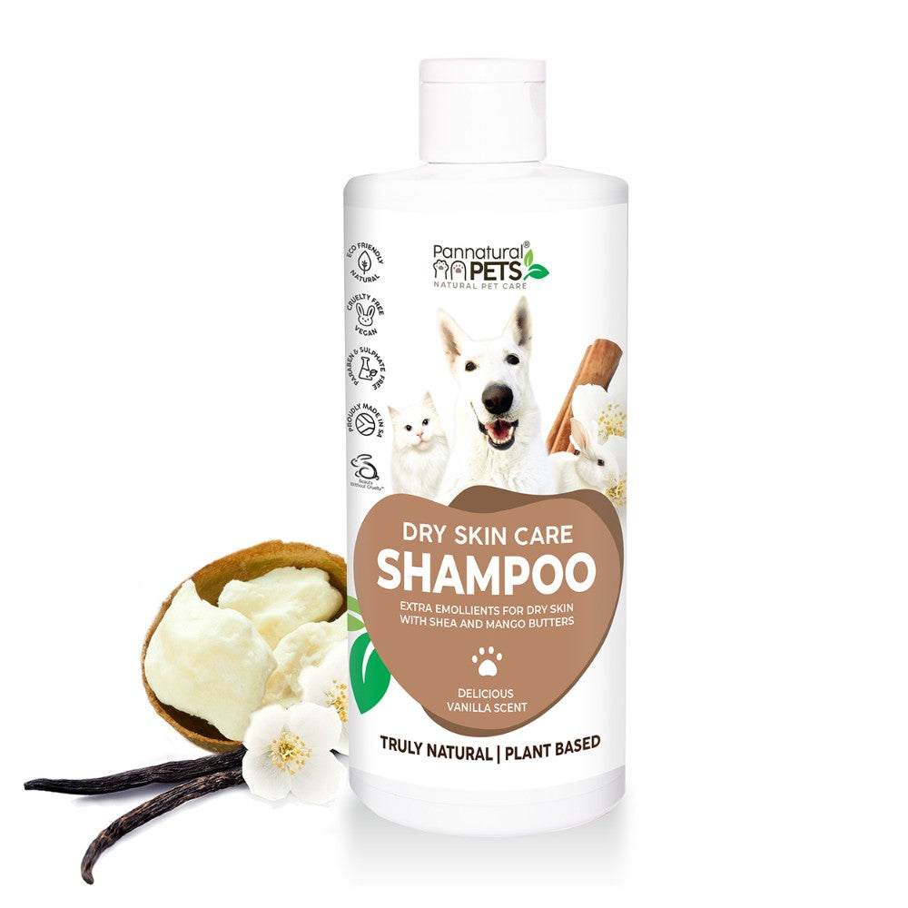 Pannatural Pets Dry Skin Shampoo Oatmeal & Vanilla