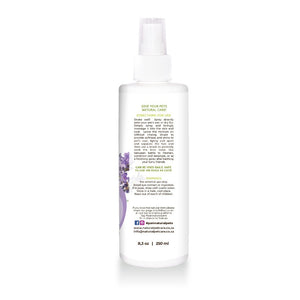 Pannatural Pets Natural Detangler Perfume - Calming Touch Lavender 250ml Packaging Back View