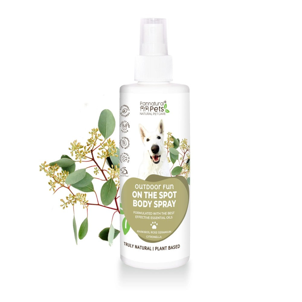 Pannatural Pets Outdoor Fun Body Spray 250ml Front View