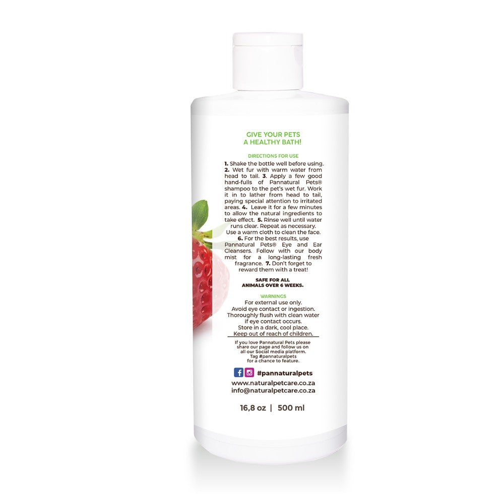 Pannatural Pets Puppy Love Strawberry Cherry Shampoo