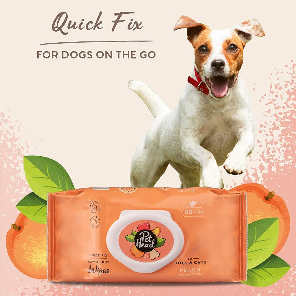 Pet Head Quick Fix Wipes 80pk