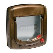 PetSafe Staywell Magnetic 4 Way Locking Cat Flap Brown Door