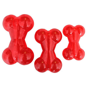 Ethical Red Play Strong Rubber Trident Dog Toy 6 in