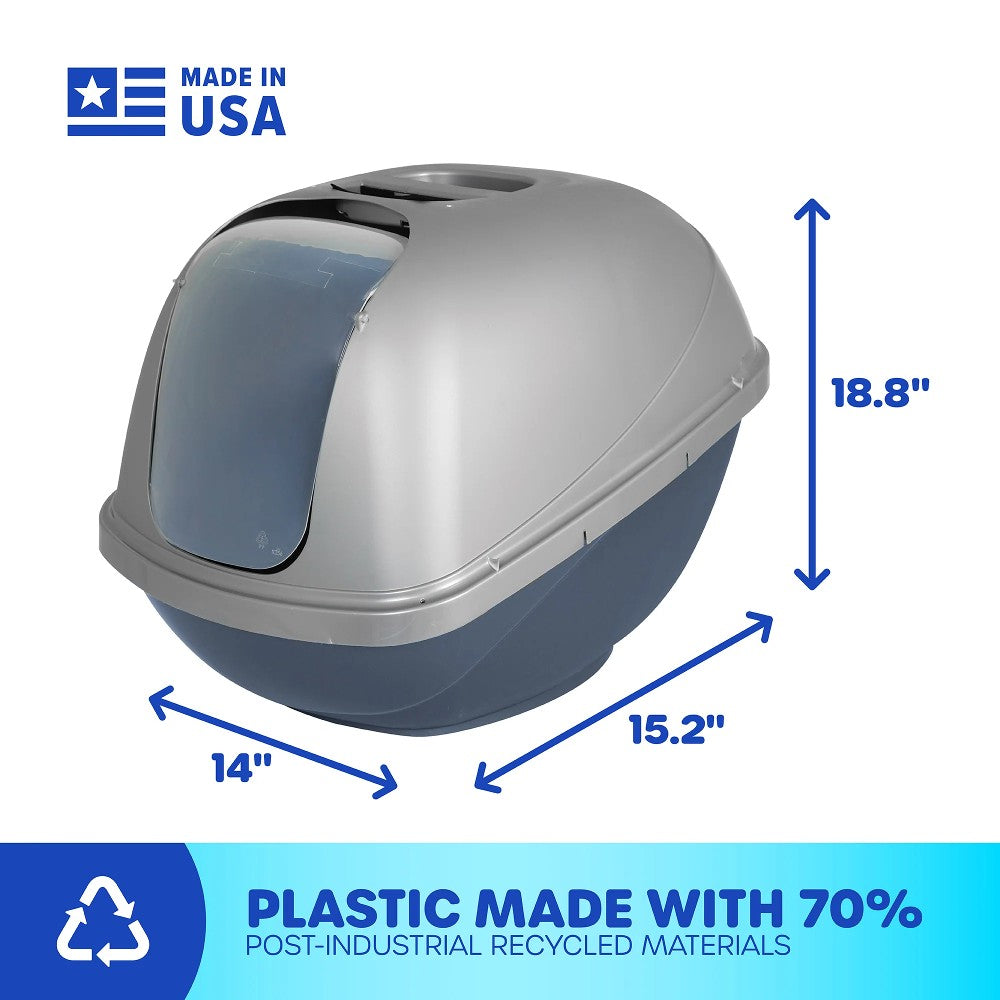 Petmate Basic Hooded Cat Litter Box Buy Litter Boxes Online