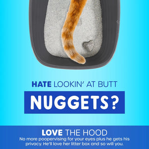 Petmate Basic Hooded Cat Litter Box