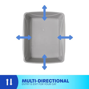 Petmate Basic Litter Box Multi Directional Entry