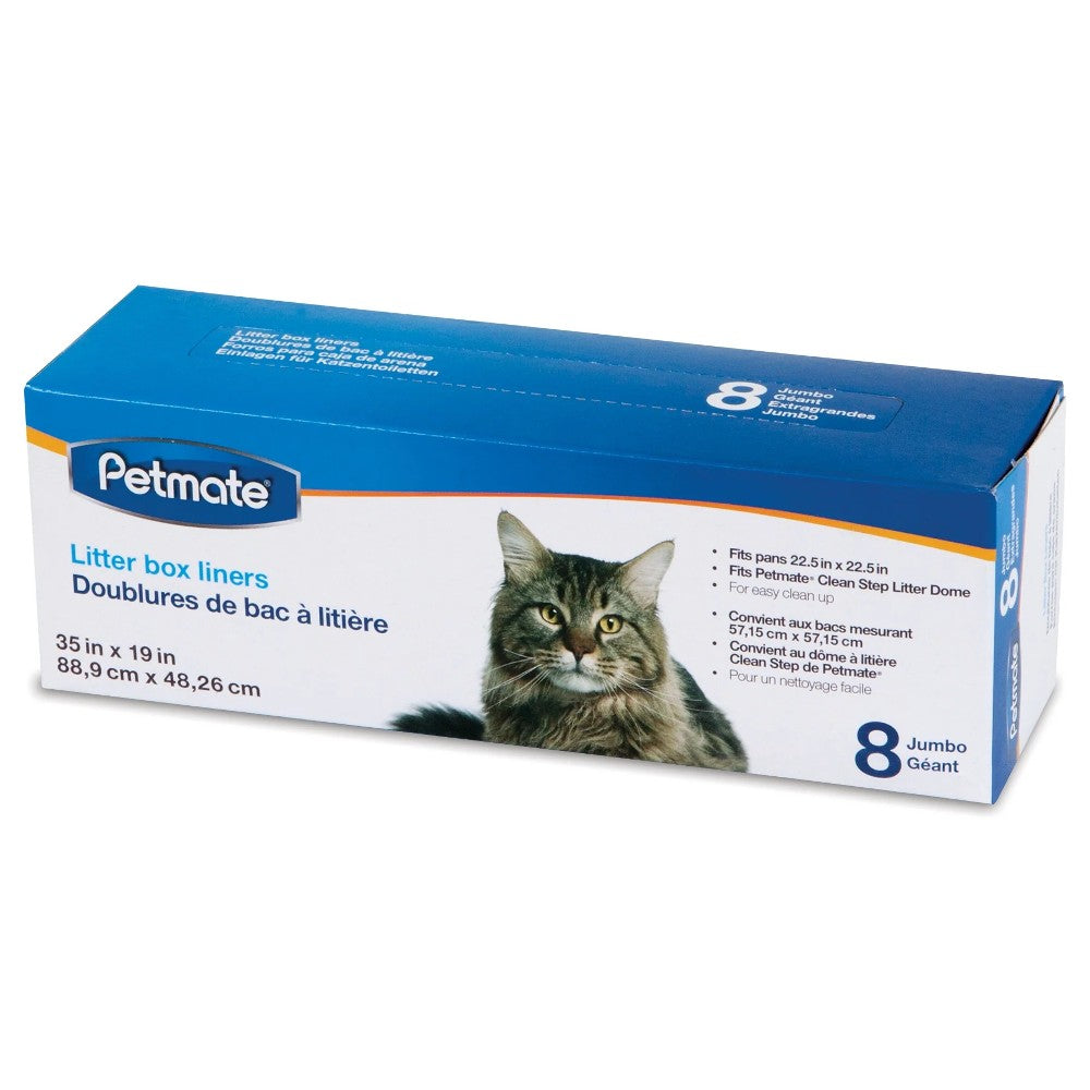 Petmate Cleanstep Litter Liners Jumbo 8 Pack