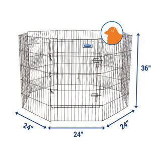 Petmate Exercise Pen with Door & 8 Panels - Large