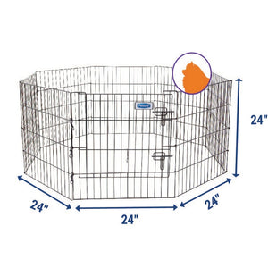 Petmate Exercise Pen with Door & 8 Panels - Small