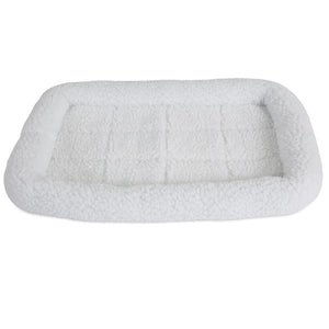 Petmate SnooZZy Faux Sheepskin Bolster Crate Mat