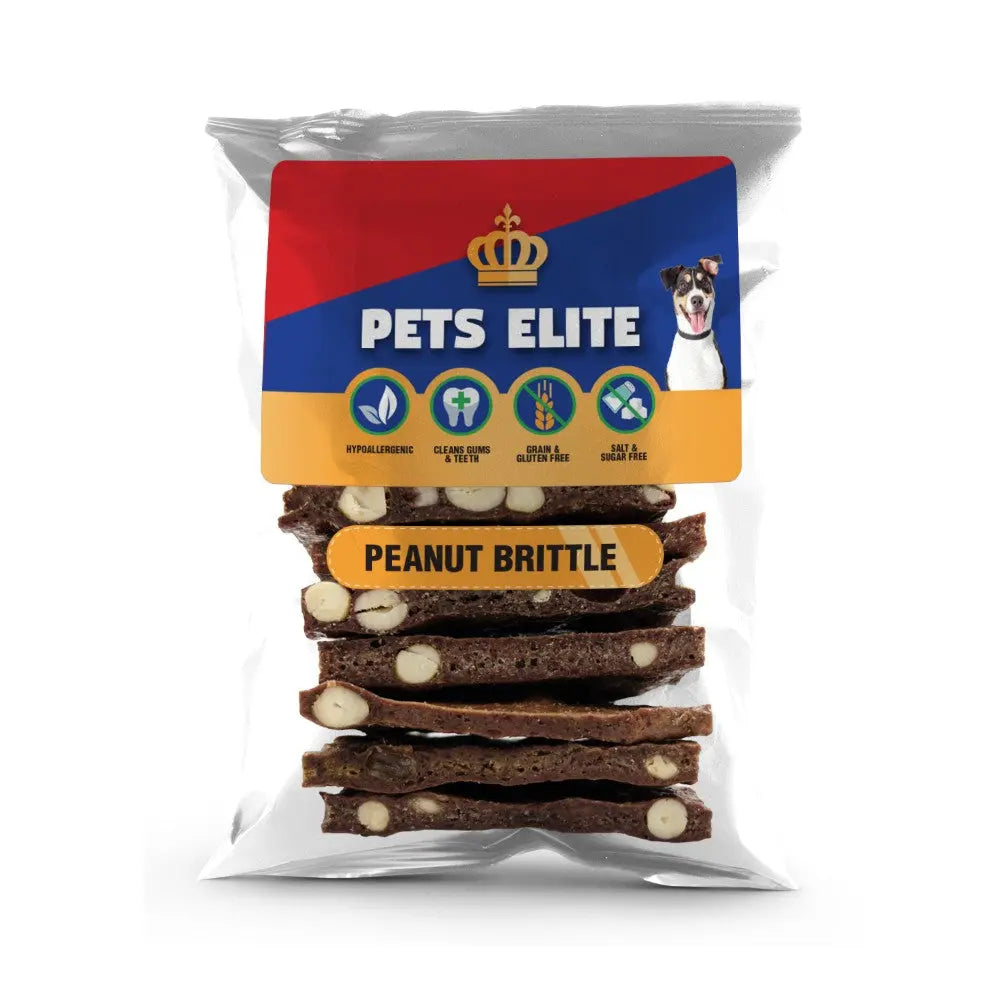 Pets Elite Peanut Brittle Bites (DISC per KI) Pets Elite