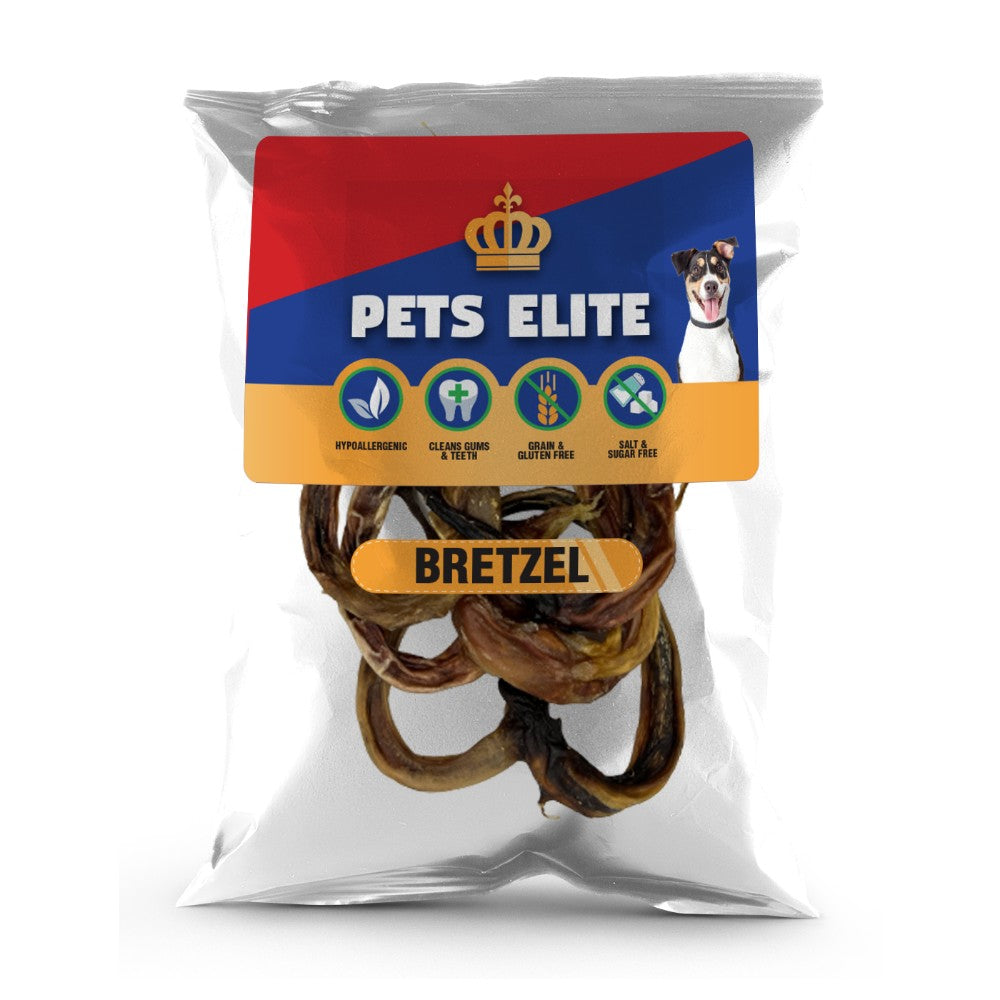 Pets Elite Pork Bretzel Sinew Chew