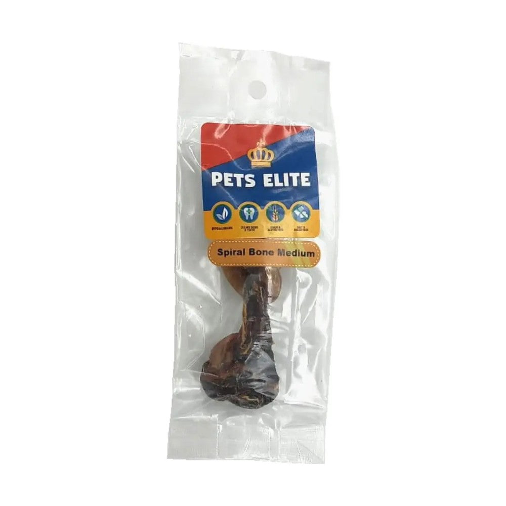 Pets Elite Pork Spiral Bone Medium