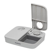 PetSafe 2 Meal Pet Feeder - lifestyle image with pet pet supplies South Africa