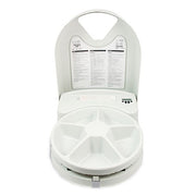 PetSafe 5 Meal Pet Feeder - lifestyle image with pet South Africa retail