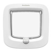 PetSafe pet door, white, easy access for pets, durable design, ideal for home use.
