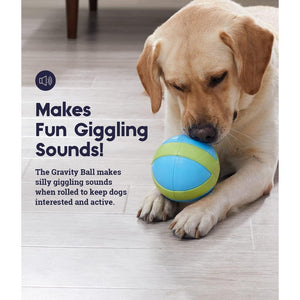 Petstages Gravity Ball Treat Stuffer Toy Makes Fun Giggling Sounds