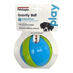 Petstages Gravity Ball Treat Stuffer Toy With Packaging