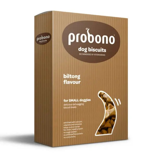 Probono Biltong Flavoured Biscuits - Small Dogs 1kg