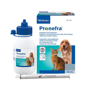 Pronefra Oral Suspension for Cats & Dogs 60ml with Syringe