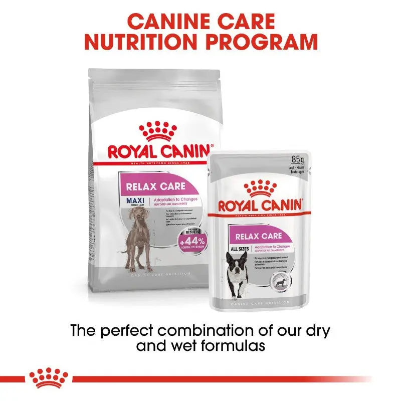 Royal Canin Dog Relax Care - Maxi Infographic 4