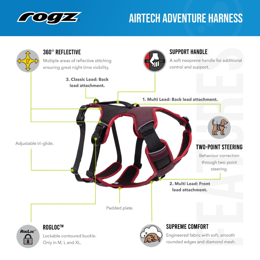 Rogz Airtech Adventure Harness