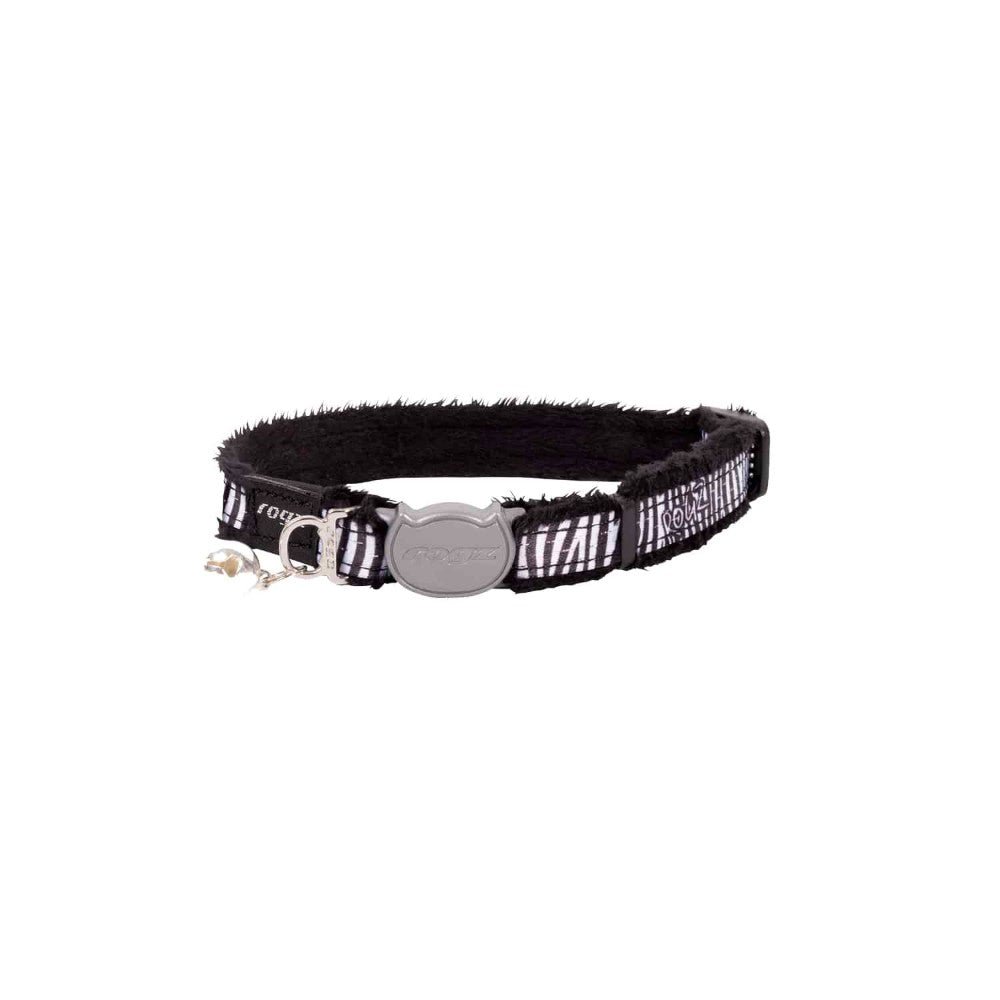 Rogz Catz Fashioncat Safety Cat Collar Zebra