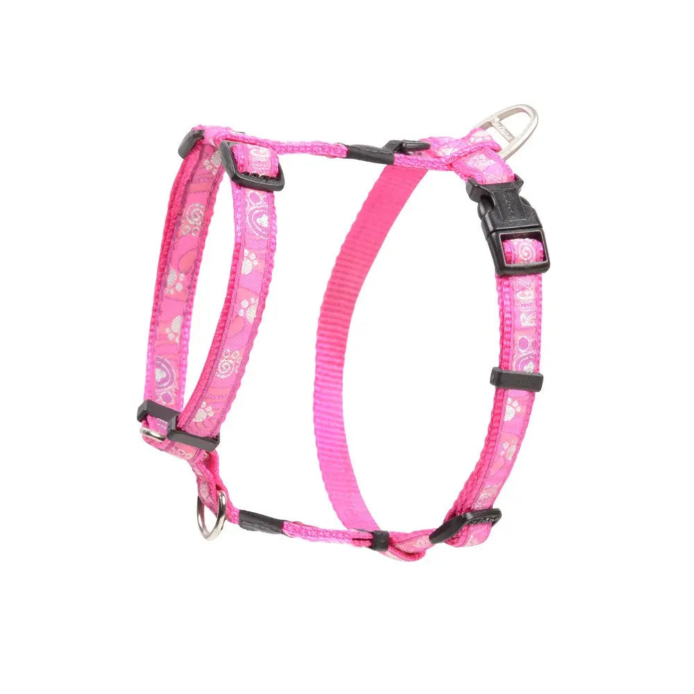 Rogz Fancy Dress Dog Classic Harness Pink Paws