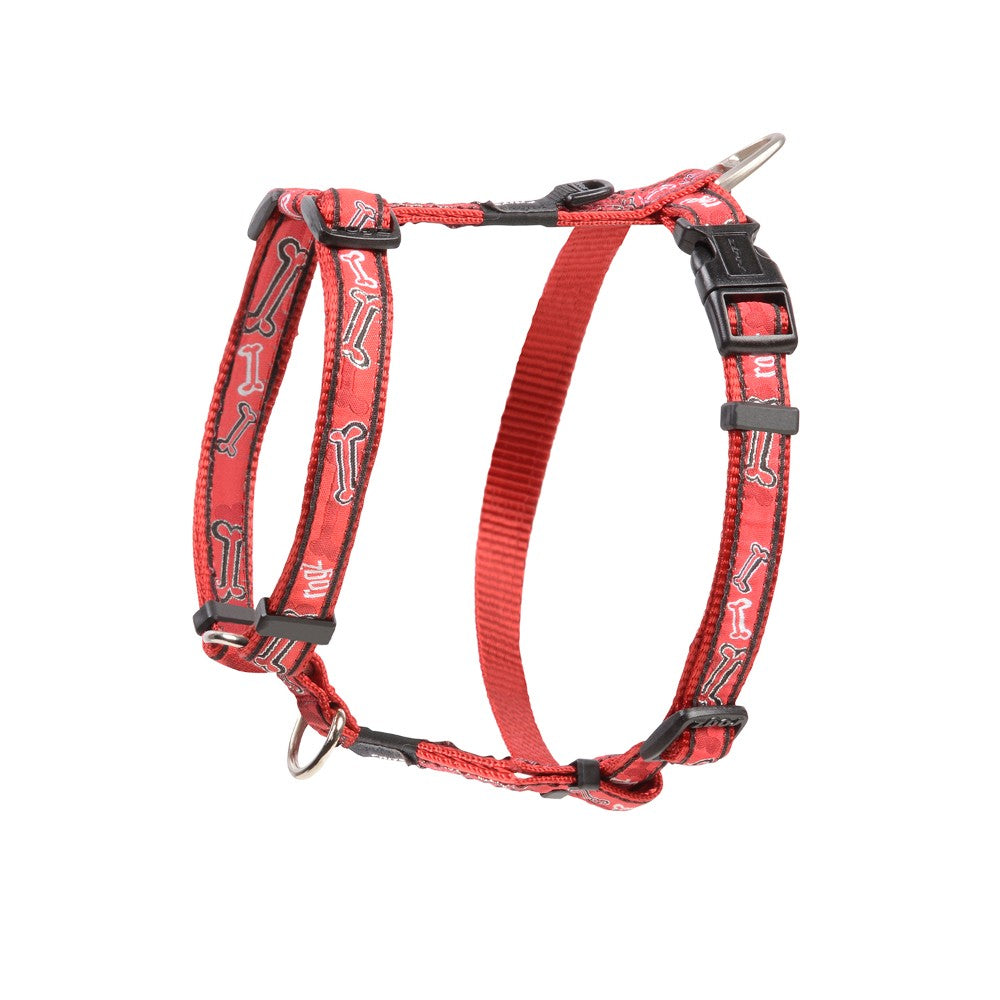 Rogz Fancy Dress Dog Classic Harness Red Bone