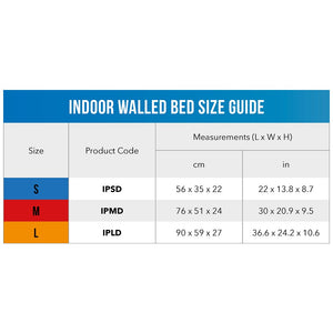 Rogz Indoor Cushioned Bed Size Guide