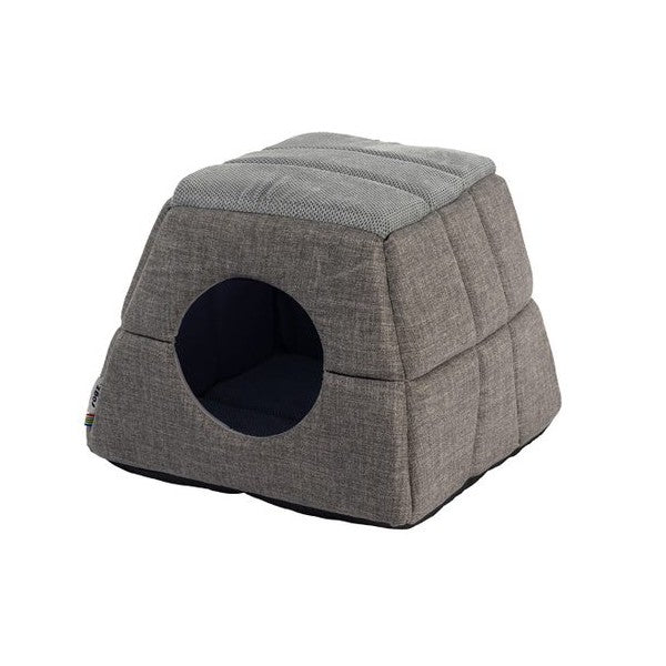 Rogz Lounge Cave Pop-Up Bed - Grey