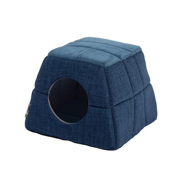 Rogz Lounge Cave Pop-Up Bed - Navy