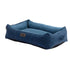 Rogz Lounge Walled Rectangular Bed - Navy