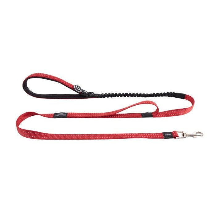 Rogz Utility Bungee Lead Medium Red