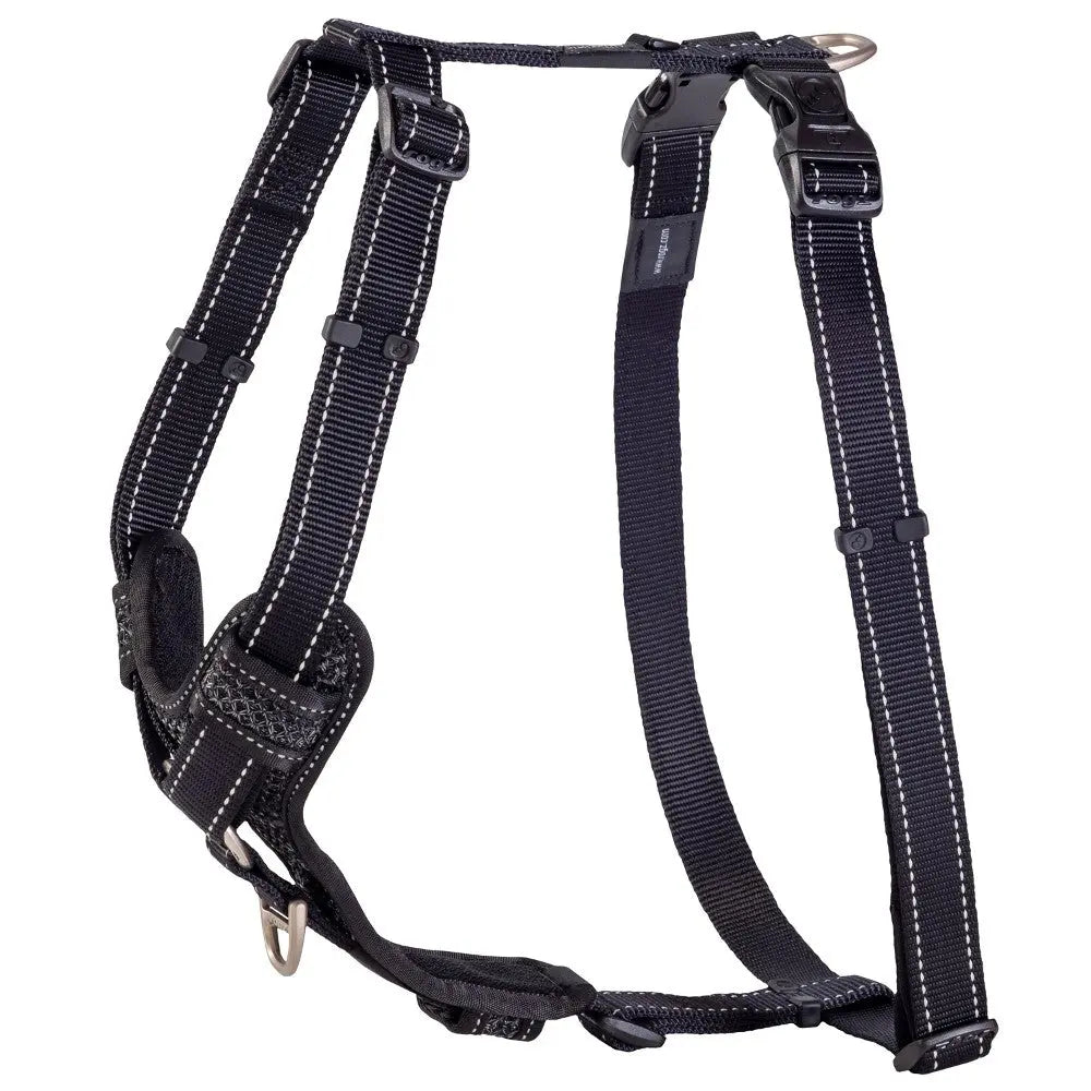 Rogz Utility Reflective Control Harness Black