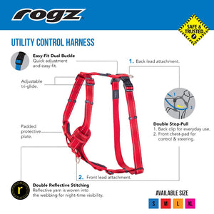 Rogz Utility Reflective Control Harness Benefits