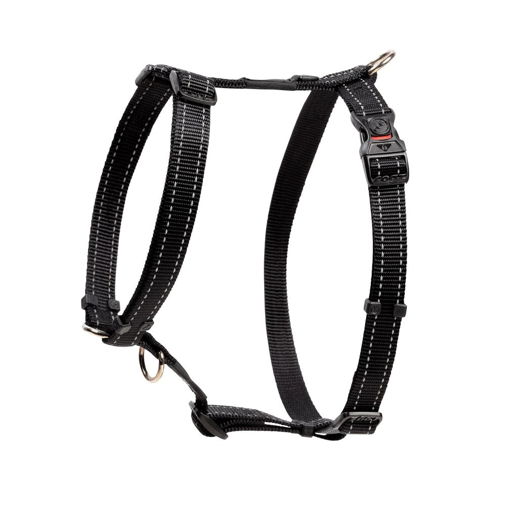 Rogz Utility Reflective H-Harness Black