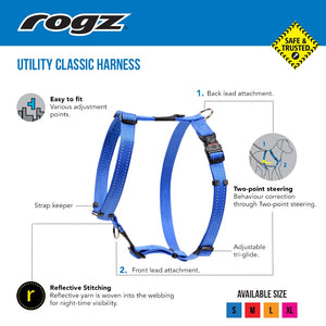 Rogz Utility Reflective H-Harness Benefits