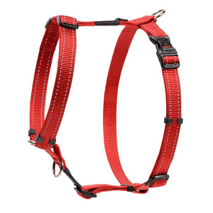 Rogz Utility Reflective H-Harness Red