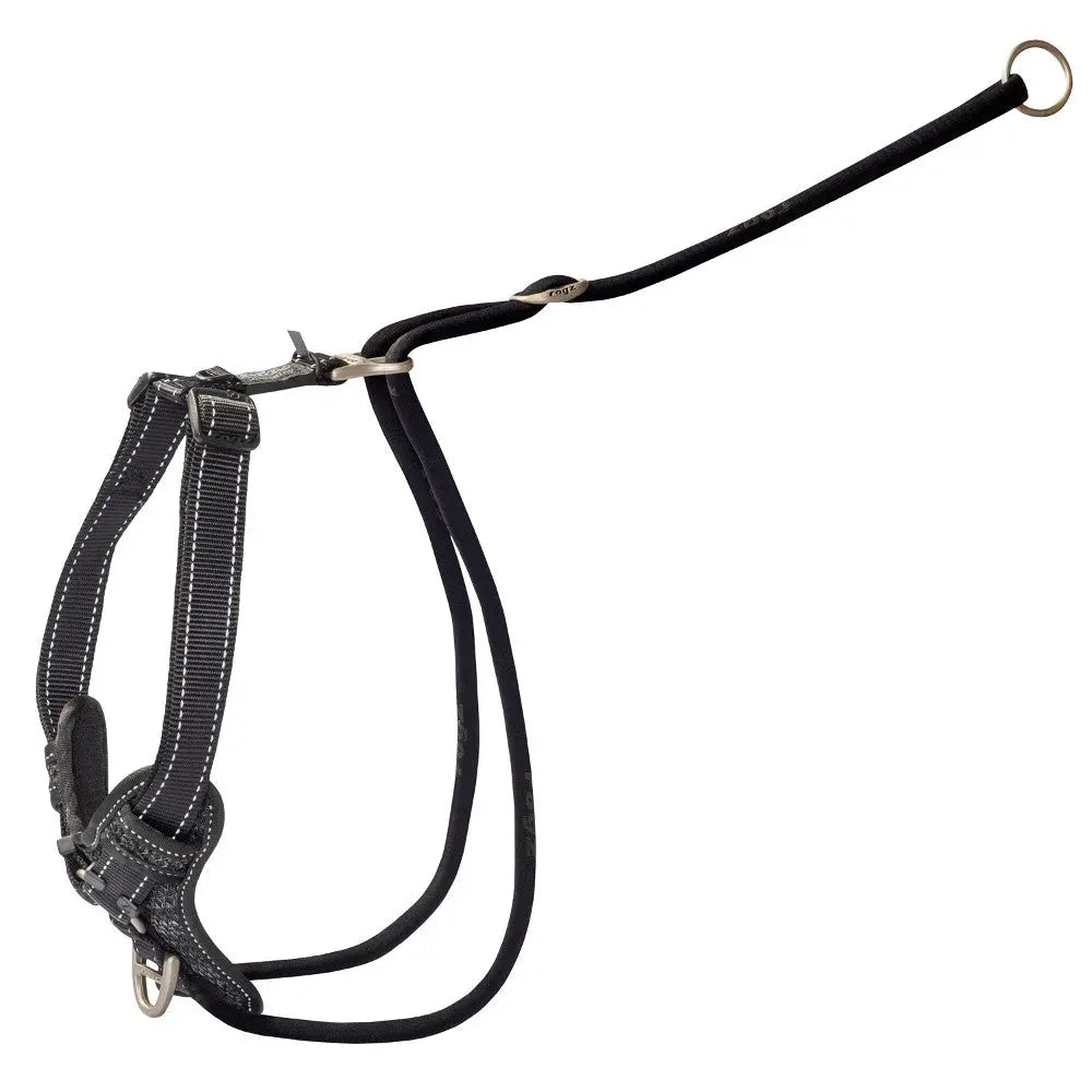 Rogz Utility Stop-Pull Harness Black