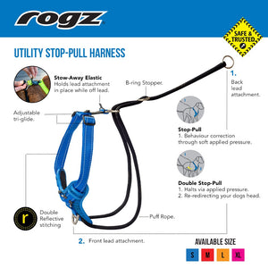 Rogz Utility Stop-Pull Harness Features