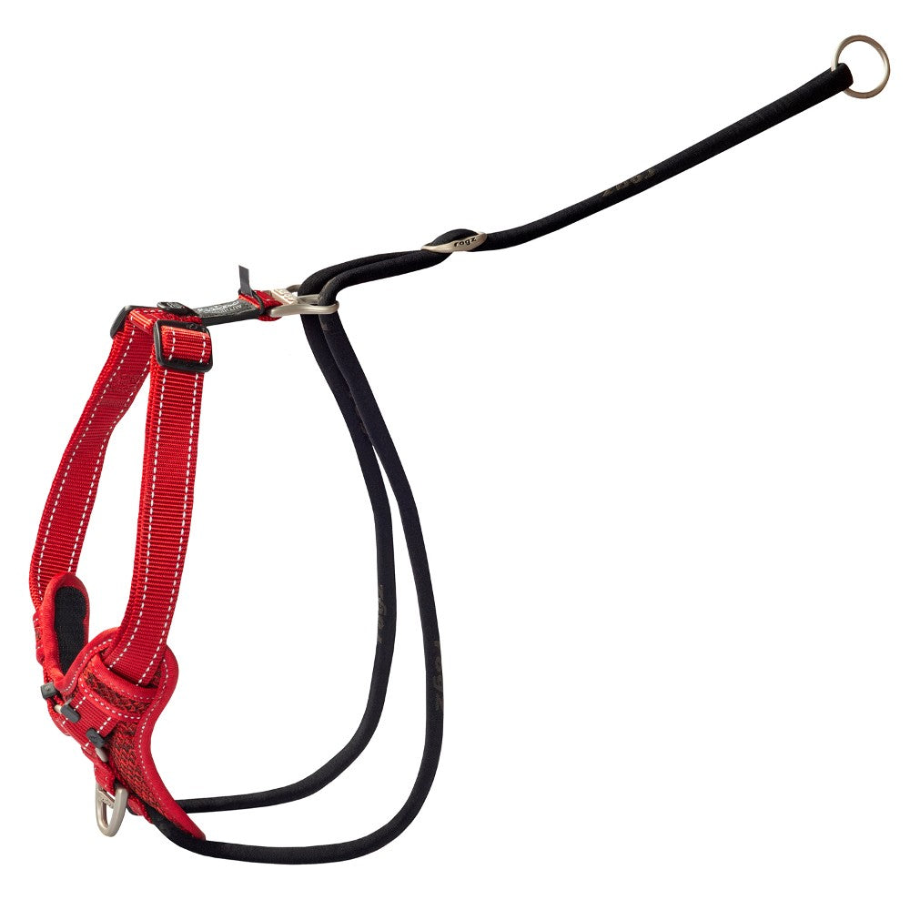 Rogz Utility Stop-Pull Harness Red