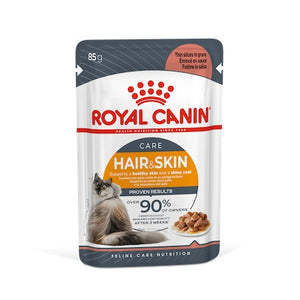 Royal Canin Cat Hair & Skin Wet Food Pouch 85g