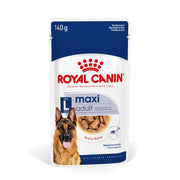 Royal Canin Maxi Adult Wet Food Pouch – front of bag packaging (South Africa)