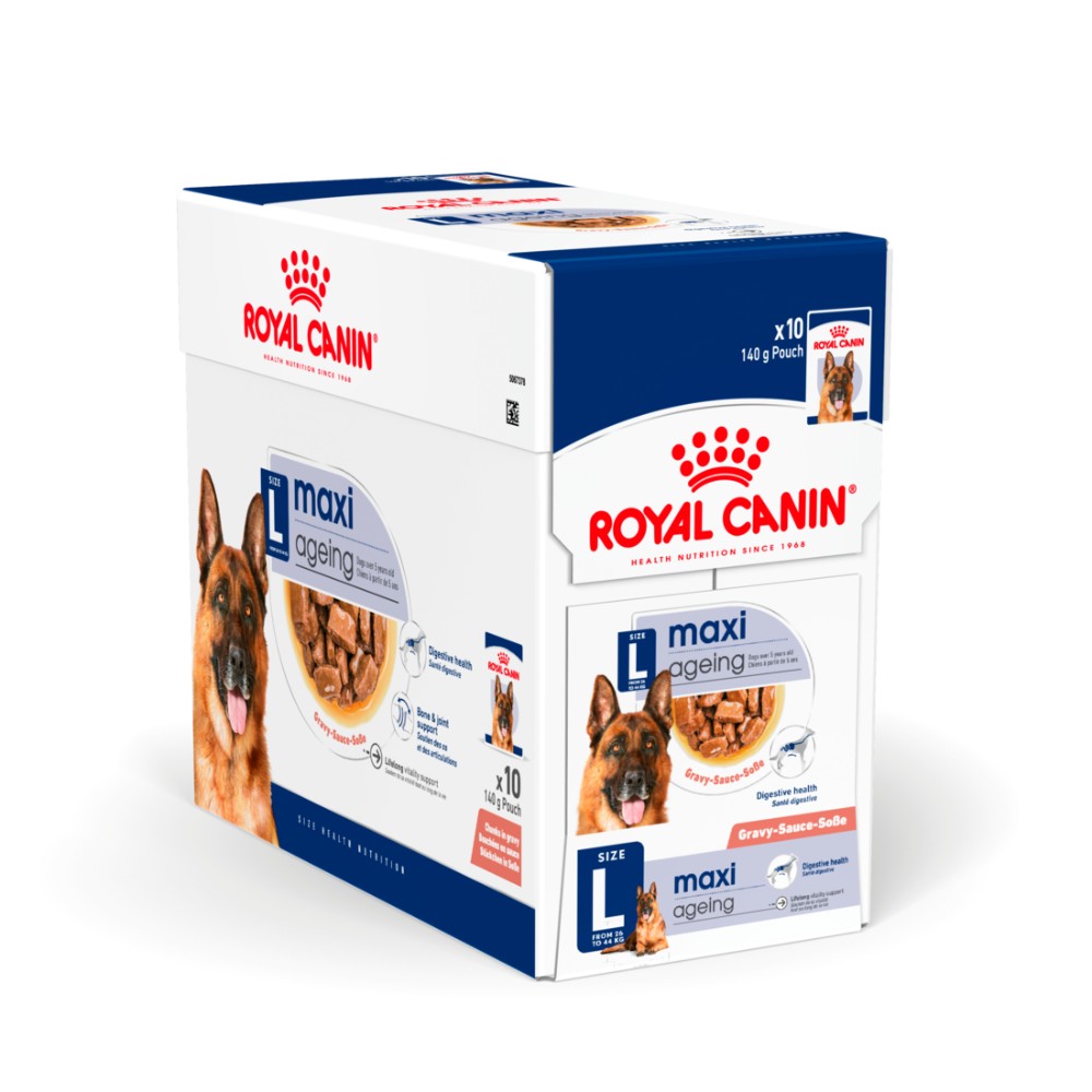 Royal Canin Maxi Ageing 8+ Wet Food Pouch Box