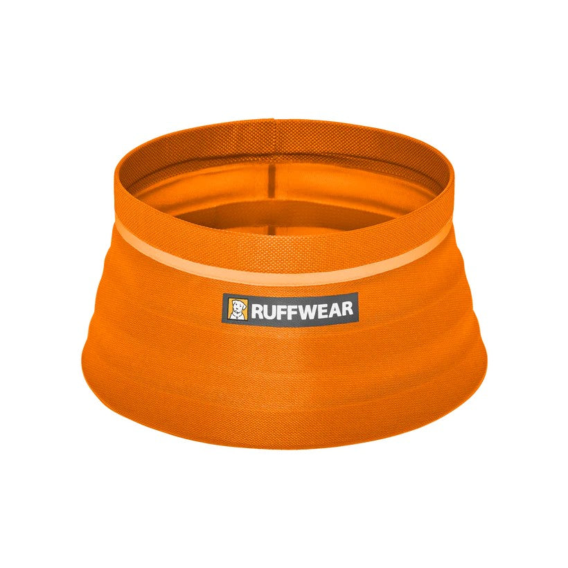 Ruffwear Bivy Collapsible Travel Dog Bowl - Orange Salamander