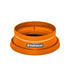 Ruffwear Bivy Collapsible Travel Dog Bowl - Orange salamander Partially Collapsed