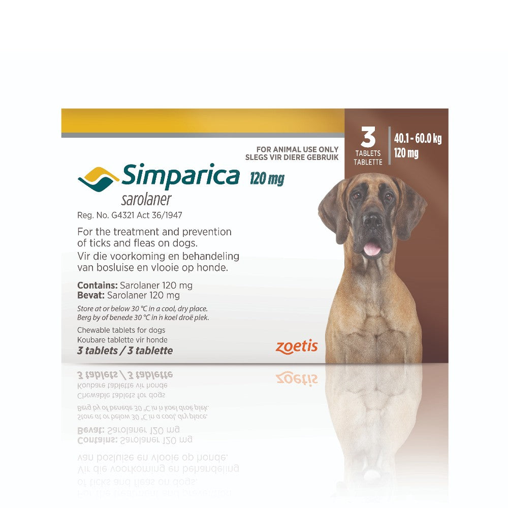 Simparica Tablets Large Dogs 40 - 60kg