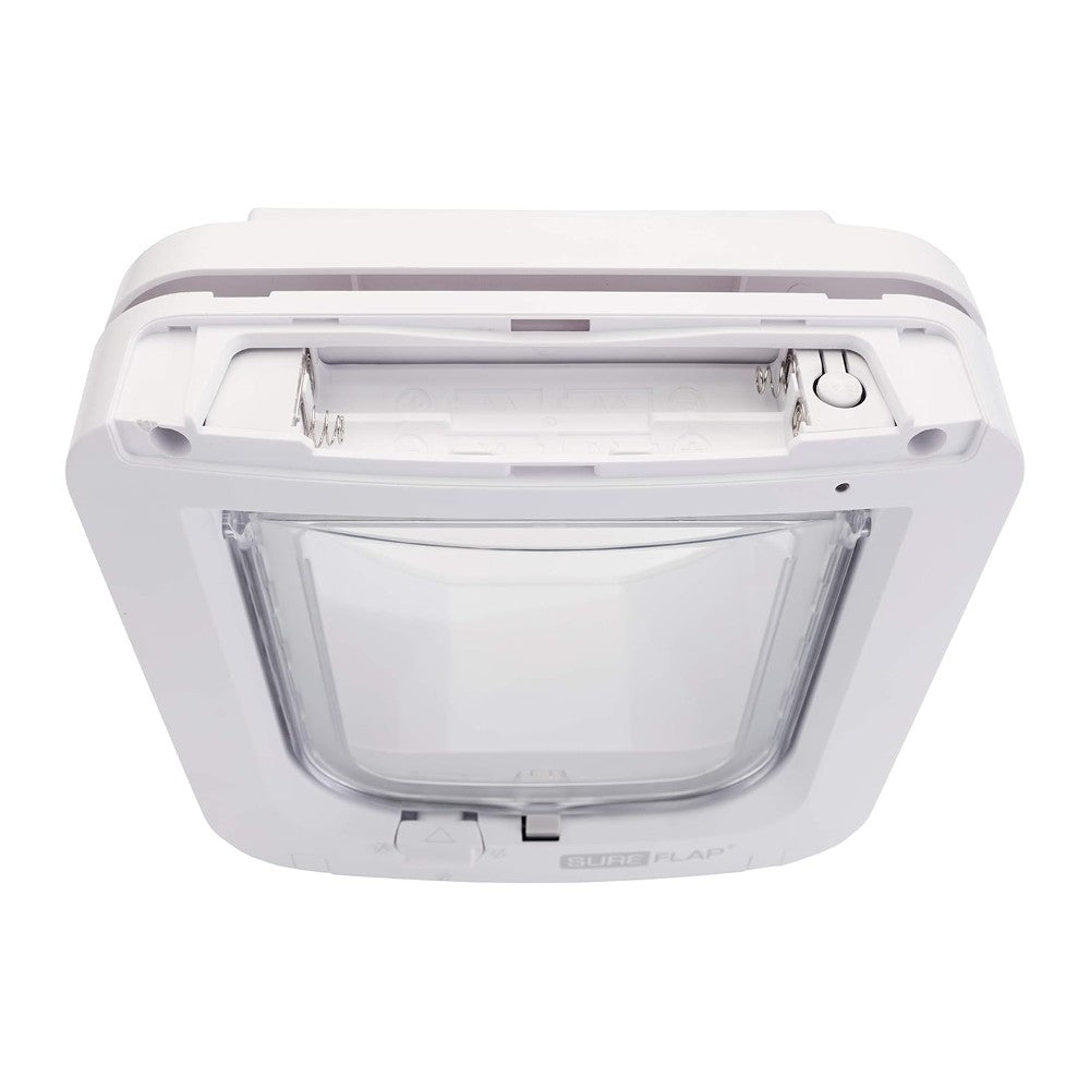 Sureflap Microchip Cat Flap White Top View